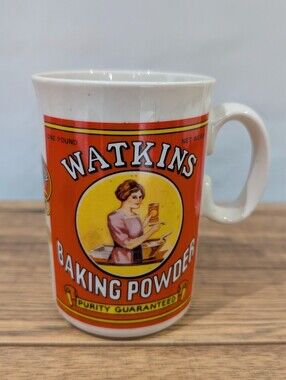 Vintage 1992 Watkins Baking Powder Collectible Mug